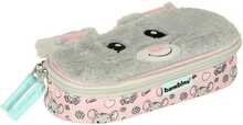 Polsterdatud pinal hiire pildiga Bambino Mouse, 20.5 cm x 10 cm, roosa/hall