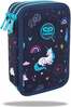 Vormitud kolmekordne pinal tarvikutega CoolPack Jumper 3 Mrs Unicorn, sinine/valge/roosa