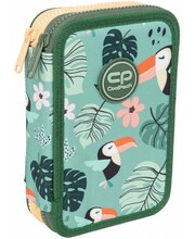 Kahe sektsiooniga pinal tarvikutega CoolPack Jumper 2 Toucans F066662, roheline
