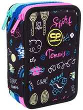 Vormitud kolmekambriline pinal tarvikutega CoolPack Jumper 3 Tennis star F067691