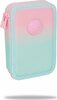 Kahe sektsiooniga pinal tarvikutega CoolPack Jumper 2 Gradient Strawberry F066754, roheline/roosa
