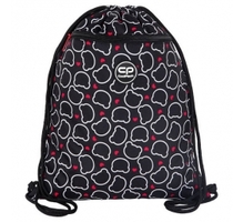 Jalanõude kott CoolPack Vert Bear, valge/must/punane