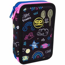 Kahe sektsiooniga pinal tarvikutega CoolPack Jumper 2 Tennis Star F066691