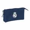 Kolmekordne pinal Real Madrid C.F., 22 x 12 x 3 cm, tumesinine