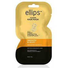 Juuksemask Ellips Smooth & Silky Pro-Keratin Complex Mask, 18 g