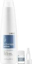 Juuksehoolduskomplekt Lakme K.Therapy, šampoon 300 ml + ampullid 8x6 ml