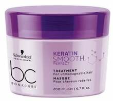 Juuksemask Schwarzkopf BC Keratin Smooth Perfect, 200 ml