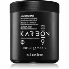 Juuksemask Echosline Karbon 9 Charcoal Mask, 1000 ml