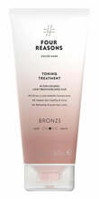 Juuksemask Four Reasons Color Mask Toning Treatment, tooniv, värvitud heledatele/helepruunidele juustele Bronze, 200 ml