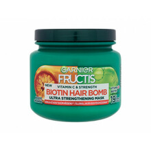 Juuksemask Garnier Fructis Vitamin & Strength Biotin Hair Bomb, 320 ml