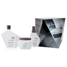 Juuksehoolduskomplekt L'Alga Seazone Kit, 250 ml šampoon, 250 ml mask, 100 ml losjoon - udu