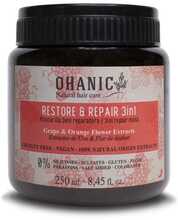 Taastav juuksemask Ohanic Repair Mask 3 in 1, 250 ml