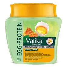 Juuksemask Dabur Vatika Multivitamin munavalge ja kuuma õliga, 500 g