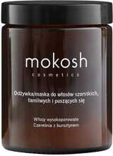 Konditsioneer/mask Mokosh kirsipuu ja merevaigu segu, karedatele, murduvatele ja lokkis juustele, 180 ml