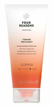 Juuksemask Four Reasons Color Mask Toning Treatment, tooniv, värvitud juustele Copper, 200 ml