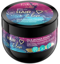 Juuksemask Eveline Cosmetics Hair 2 Love väga poorsetele juustele, 300 ml