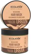 Juuksemask Ecolatier Urban taastav kahjustatud värvitud juustele, 380 ml