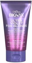 Juuksemask L'biotica Biovax Violet for Blonds, 150 ml