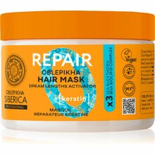 Juuksemask Natura Siberica Oblepikha Siberica Repair, kuivadele ja kahjustatud juustele, 300 ml