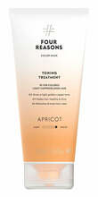 Juuksemask Four Reasons Color Mask Toning Treatment Apricot, tooniv, värvitud heledatele juustele, 200 ml