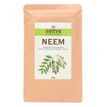 Nimbapuu pulber näo- ja juuksemaskide jaoks Sattva Ayurveda Neem, 100 g