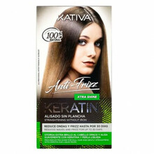 Juuste sirgenduskomplekt Kativa Keratin Anti-Frizz Straightening Extra Shine