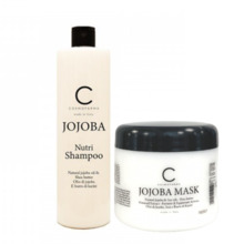 Juuksešampooni ja -maski komplekt Cosmofarma JOJOBA, 500+500 ml