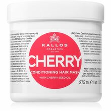 Juuksemask Kallos KJMN Professional Cherry, niisutav, kahjustatud juustele, 275 ml