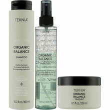 Juuksehoolduskomplekt Lakm Teknia Organic Balance Pack, 300 ml + 250 ml + 100 ml