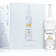 Taastav seerum kuivadele ja kahjustatud juustele Goldwell Dualsenses Rich Repair, 12 x 18 ml
