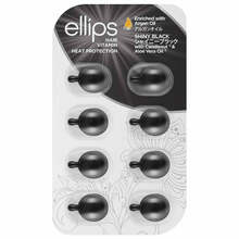 Pealemääritavad juuksevitamiinid Ellips Shiny Black, 8 ml