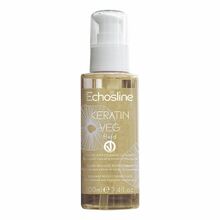 Taastav juukseseerum värvitud ja kahjustatud juustele Echosline Keratin Veg, 100 ml