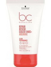 Kreem kahjustatud juustele Schwarzkopf BC Bonacure Repair Rescue Sealed Ends, 100 ml
