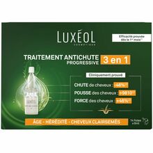 Seerum progresseeruva juuste väljalangemise vastu Luxeol, 14 ampulli x 6-7 ml