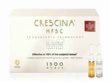 Ampullikompleks juuste väljalangemise peatamiseks ja kasvu soodustamiseks naistele Crescina Transdermic HFSC 1300, 20 tk