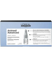 Topeltmõjuga ampullid juuste väljalangemise vastu L'Oreal Professionnel Aminexil Advanced, 10 x 6 ml