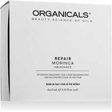 Taastavad ampullid kuivadele ja kahjustatud juustele Organicals Abundance Repair Moringa, 6 x 10 ml