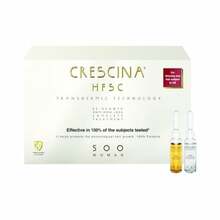 Ampullide kompleks juuste väljalangemise peatamiseks ja taastamiseks naistele Crescina Transdermic Complete Treatment HFSC 500, 20 tk