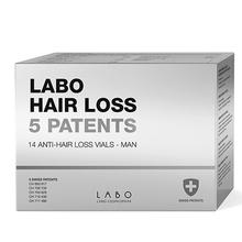Ampullid juuste väljalangemise vastu meestele Labo Hair Loss 5 Patents, 14 tk