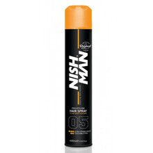 Juukselakk Nishman Ultra Strong Hold 05, väga tugeva fikseerimisega, 150 ml