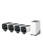 Anker Eufy Cam S3 Pro 4-Cam Kit, must+valge