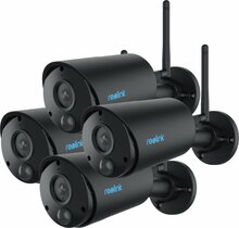 Valvekaamera Reolink Argus Series B320-B, aku-WiFi, 4 tk komplekt