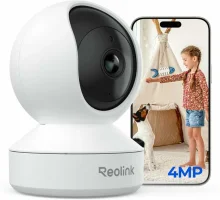 Järelevalvekaamera Reolink E1, 4 MP, Wi-Fi, valge