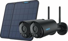IP-kaamera Reolink B320-B, aku, WiFi, 2x päikesepaneel, must
