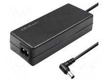 Qoltec 52400 toiteadapter, 30W, 14V, 2.1A, 6.5x4.4 mm, must