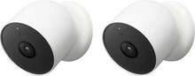 Google Nest Cam 2PK, välis-/siseruumides, aku