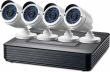 IP-kaamera Level One IPCam, 8 kanalit, H.264, IR 4xCam