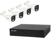 Valvekaamera komplekt BLOW BL-KI5B4/PoE/1TB, 4 x 5MP, 1TB HDD
