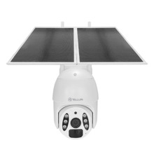 Tellur Smart WiFi päikesekaamera P&T, 3MP, 2K UltraHD, valge