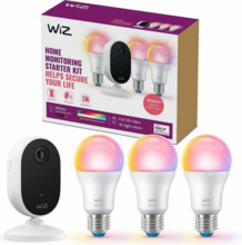 Kodujärelevalve stardikomplekt Wiz Smart WiFi, 1 kaamera + 3 LED RGB pirni, 8.5W